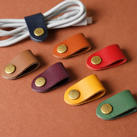 イタリアンレザー コードホルダー 全7色