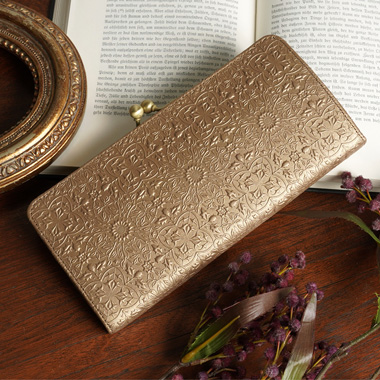 【モリス-アンティーク-】スリムガマグチ長財布