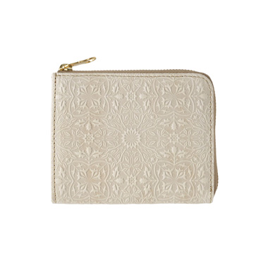 【モリス】L字ファスナーウォレット｜アルビオンホワイト