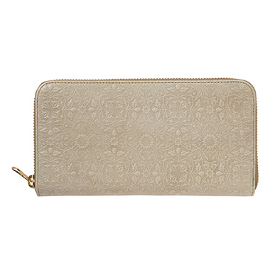 【モリス】ラウンドファスナー長財布｜アルビオンホワイト