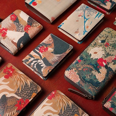 【ART NUME LEATHER】伊藤若冲<3柄・5型>