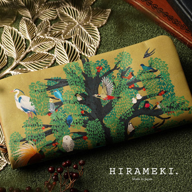 【ラウンド】ラウンドファスナー長財布|鳥の楽園