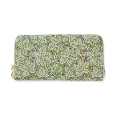 【ホワイトキャンバス】ラウンドファスナー長財布｜ブランブル