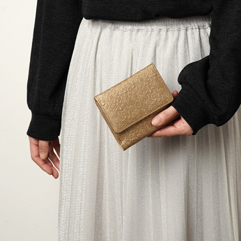 モリス-アンティーク-｜二つ折り財布＜アンティークゴールド＞