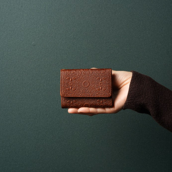 モリス-クラシック-|プチウォレット<ブラウン>