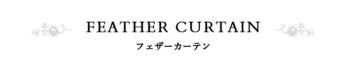 Feather Curtain フェザーカーテン