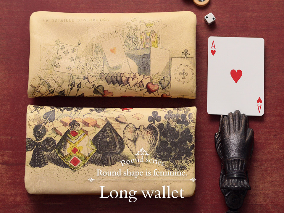 Round series Long wallet