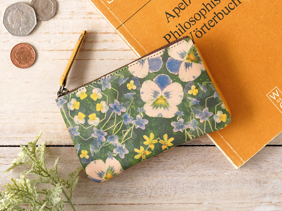 Round series Double Pouch Wallet