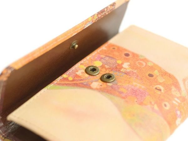 アートヌメレザー｜長三つ折り財布【クリムト3】 | HIRAMEKI