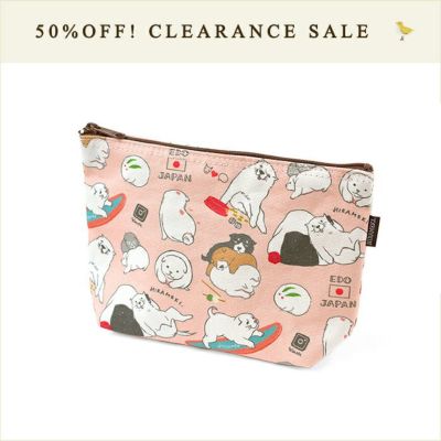 50％OFF アートクロス｜ファスナーポーチ＜全2柄＞ | HIRAMEKI