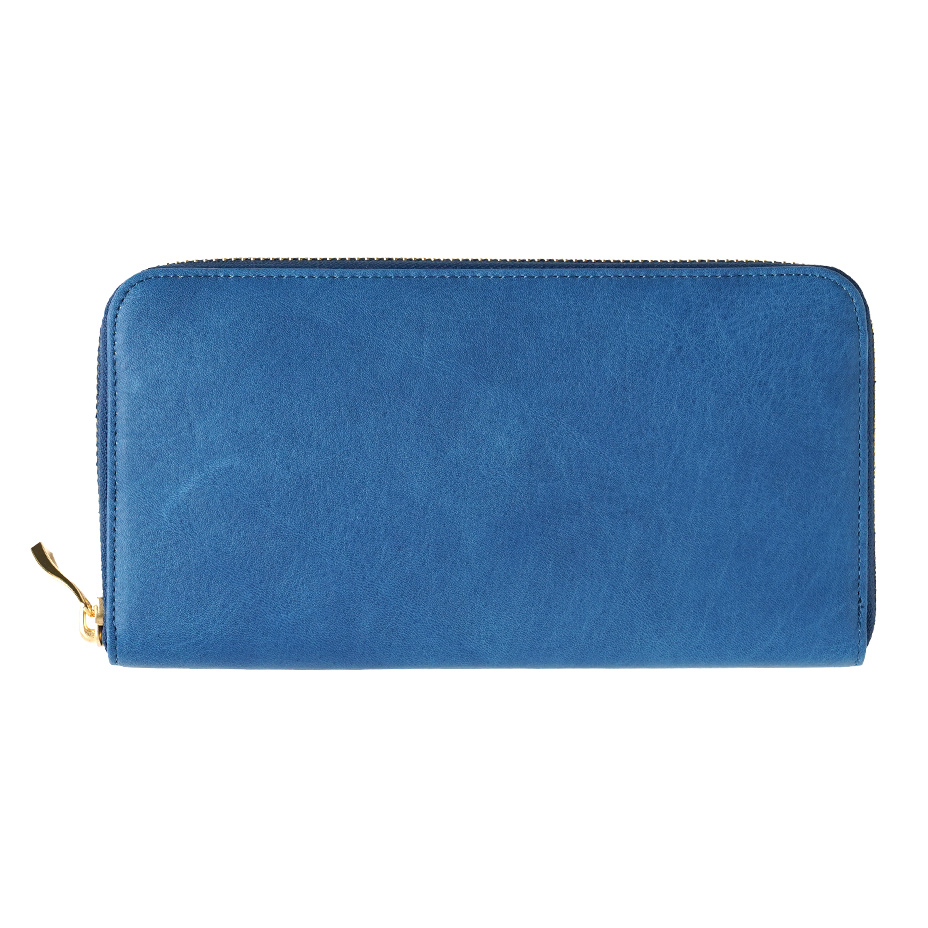 Blue-art ブルーアート◆ラウンドファスナー長財布 キリコ