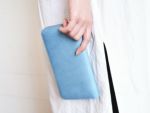 Blue-art ブルーアート◆ラウンドファスナー長財布 オオイヌノフグリ