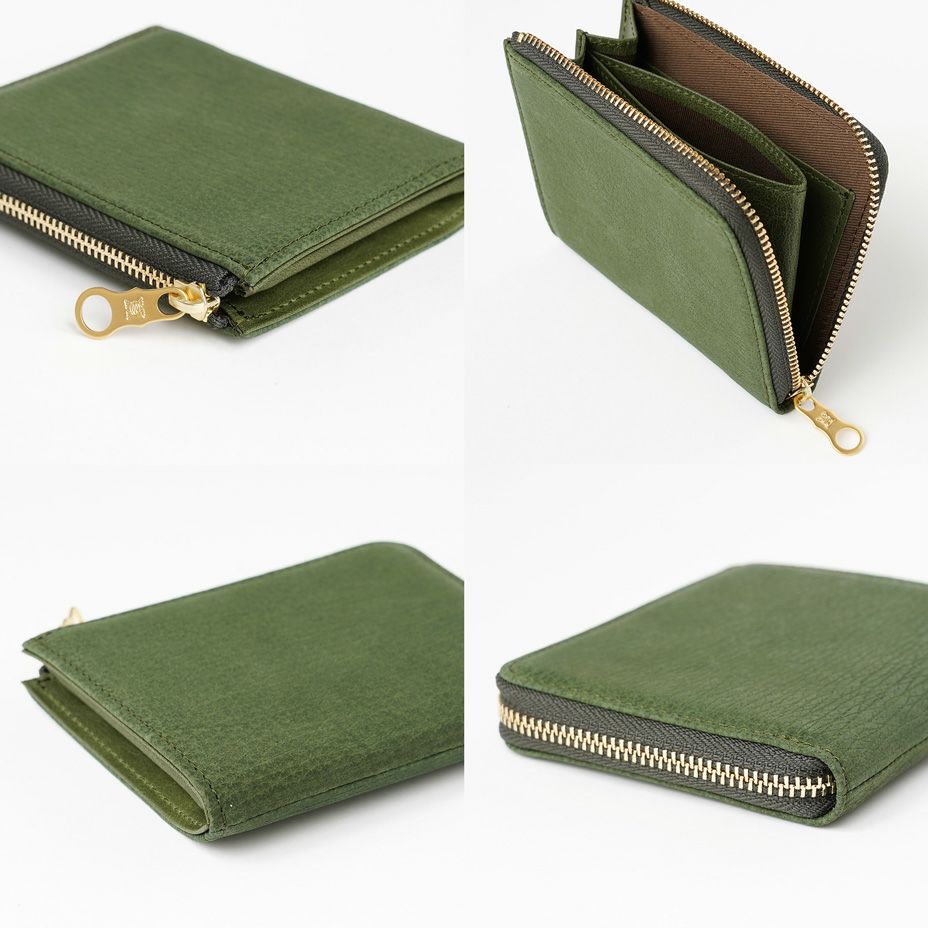 日本の苔生えした庭園をイメージした利休色です。