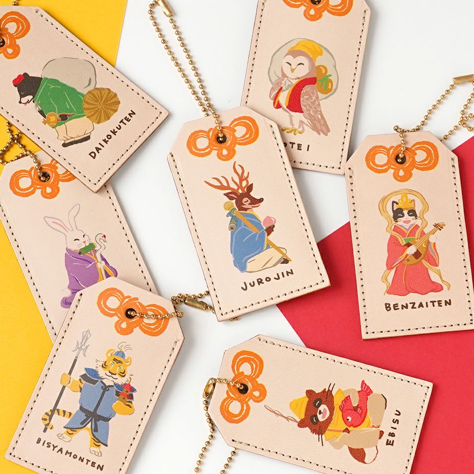 七福神お守りチャーム(おみくじ付き)