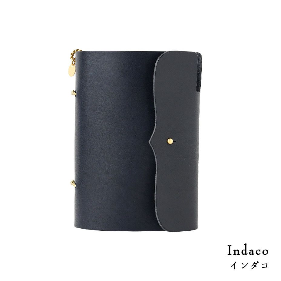 イタリアンレザーシリーズ　裏紙メモカバーMサイズ　インダコ