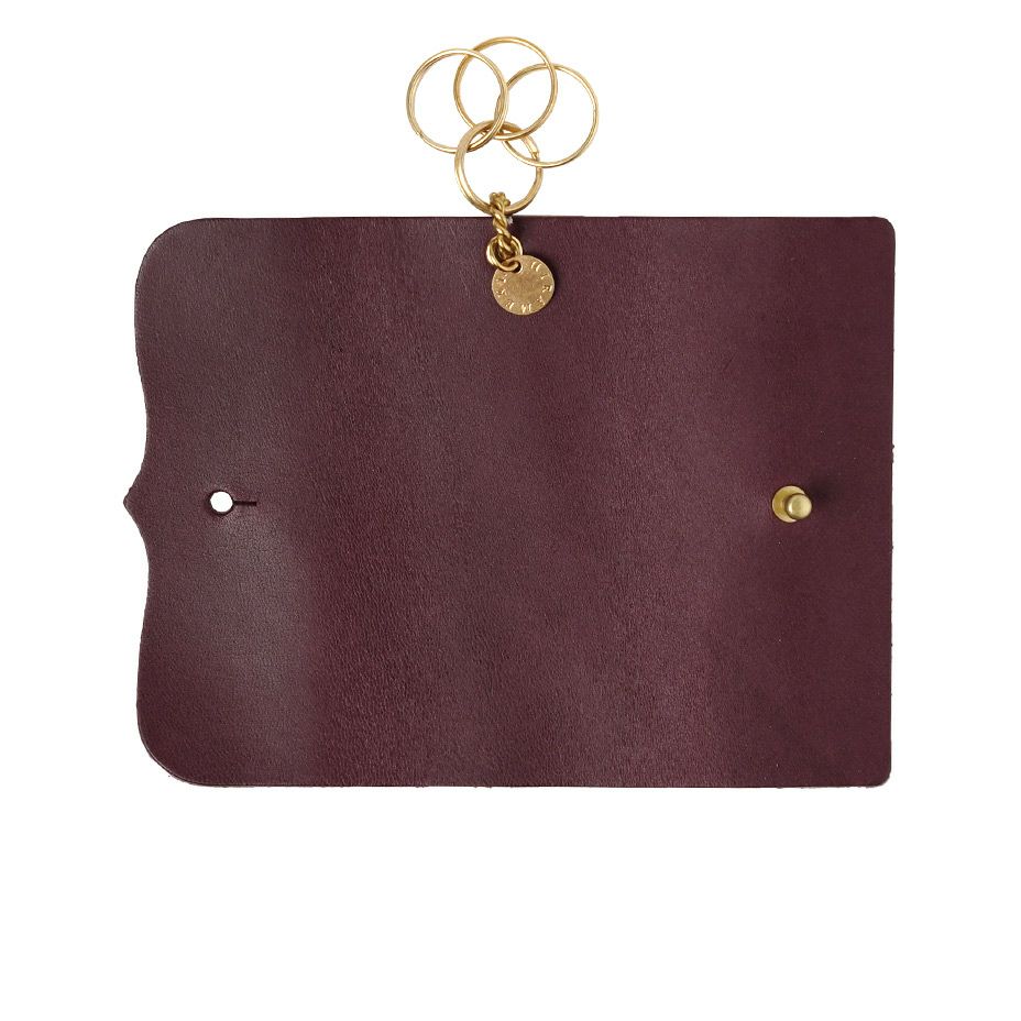 イタリアンレザーシリーズ　ロールキーケース　ヴィーノ