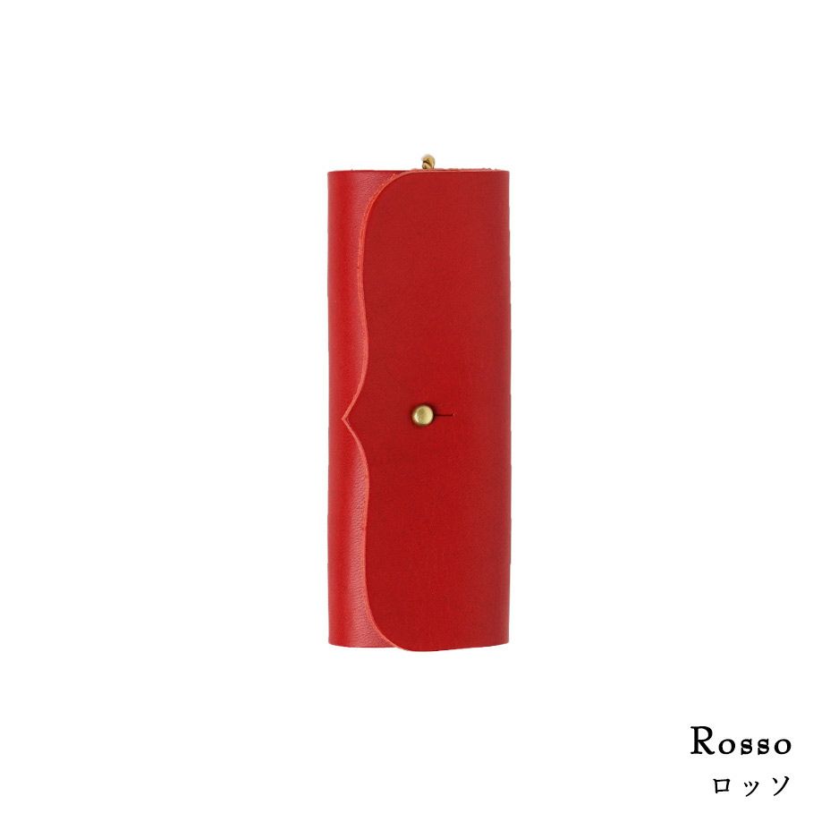 イタリアンレザーシリーズ　ロールキーケース　ロッソ