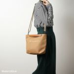 キャンバス◆ポシェット/ショルダーバッグ＜レッド・アイスブルー＞