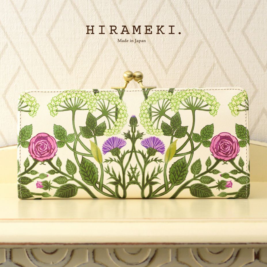 スリムガマグチ長財布　イングリッシュガーデン