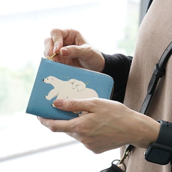 お気に入りの動物柄と出かけよう！コンパクトなミニ財布｜全7柄