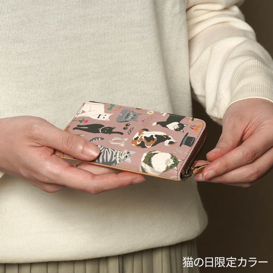 新品・未使用・美品‼️HIRAMEKI猫と犬のイラスト 長財布 楽天市場】【 HIRAMEKI. 公式 】 長財布 ラウンドファスナー 本革